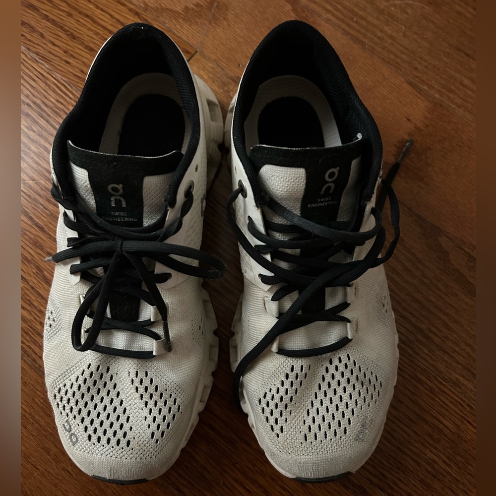 On cloud shoes